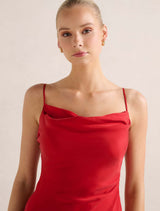 Zoe Cupro Midi Dress Forever New