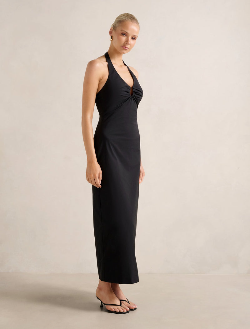 tia midi dress Tia Silk Wrap Midi Dress