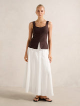Cinzia Trim Detail Top