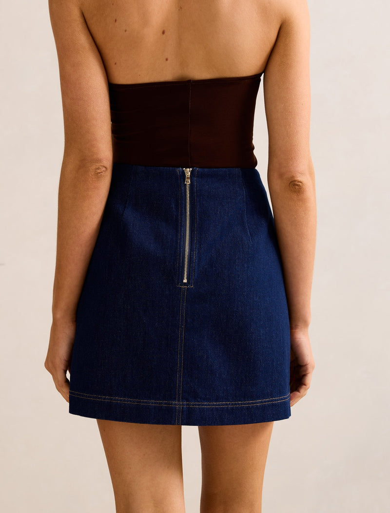 Cassie Denim Skirt Forever New