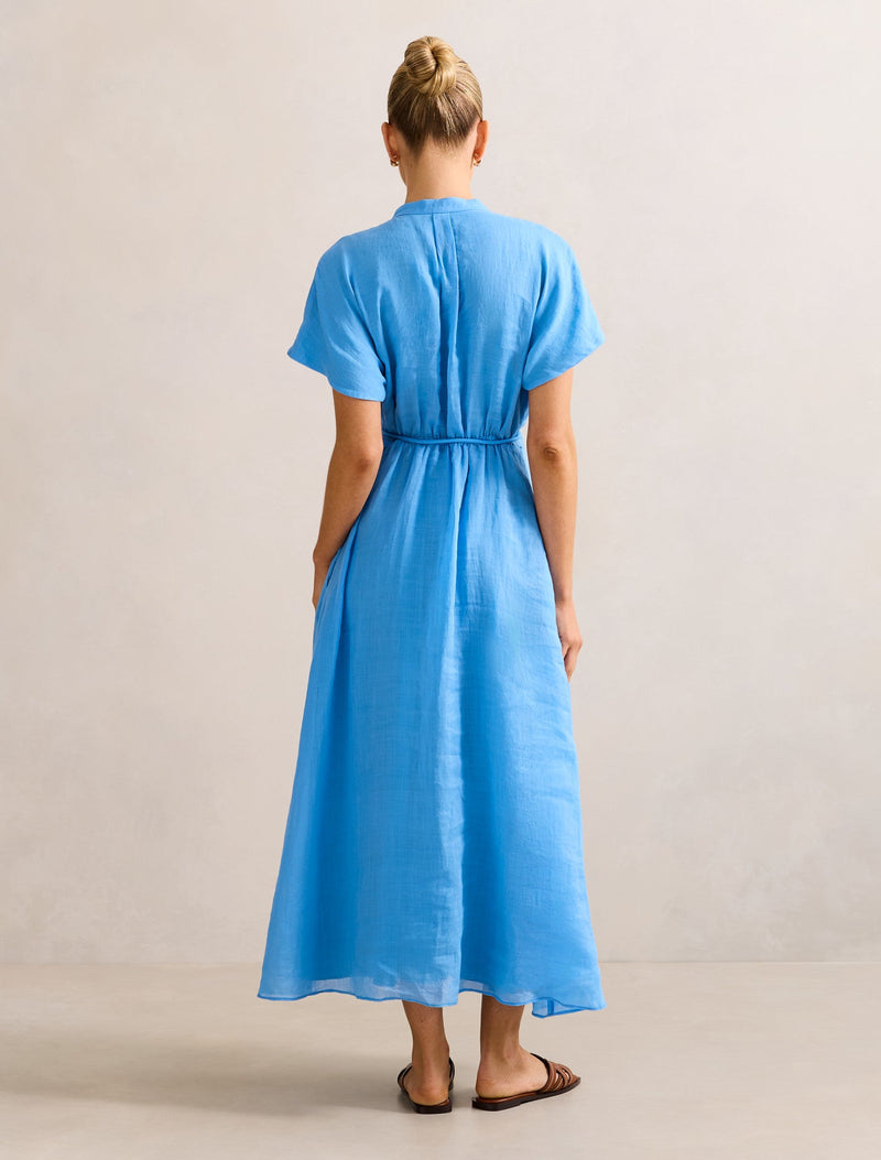 Jemma Shirt Midi Dress Bluebird | Forever New Jemma Shirt Midi Dress Bluebird | Forever New