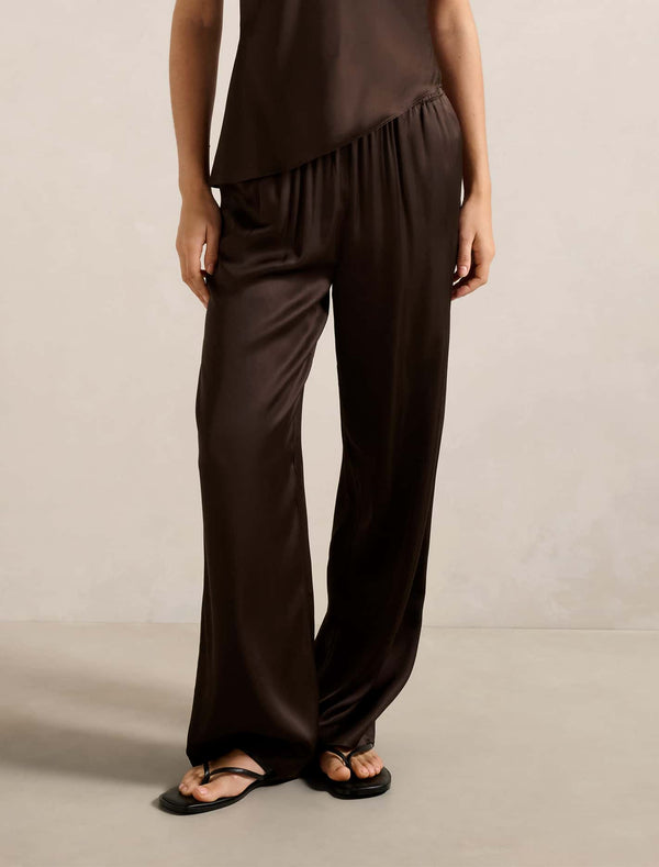 Skyler Wide Leg Pants Chocolate Co-ord Forever New