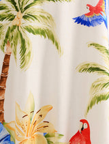 Bianca Printed Linen Midi Dress