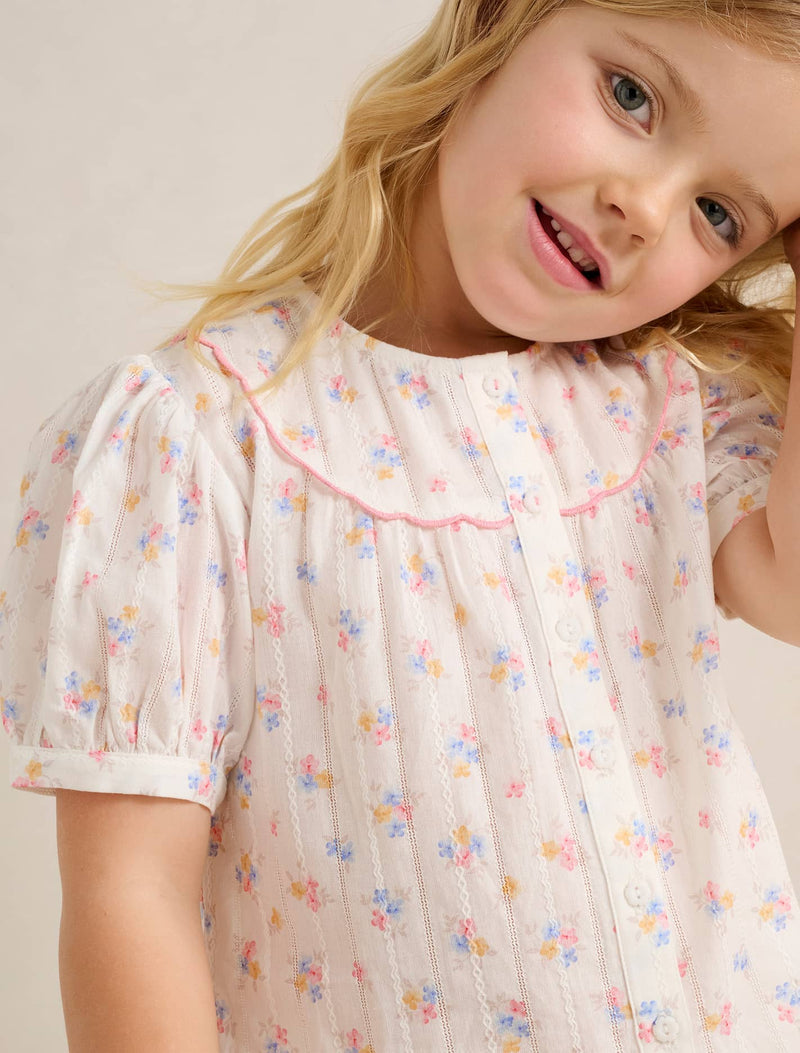 Mary-Kate Girls Print Blouse Forever New