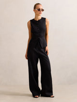 Saylor Linen Waistcoat Forever New