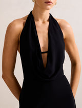 Marina Cowl Halter Dress Forever New