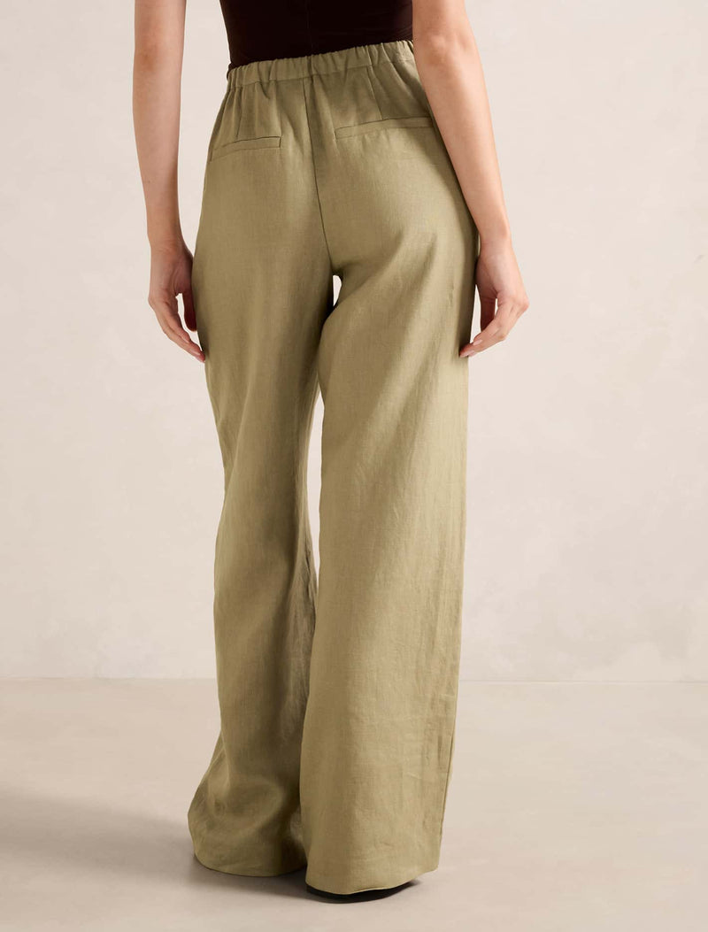 Tia Linen Wide Leg Pants Forever New