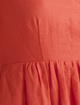 Lilian Wrap Linen Halter Midi Dress Forever New