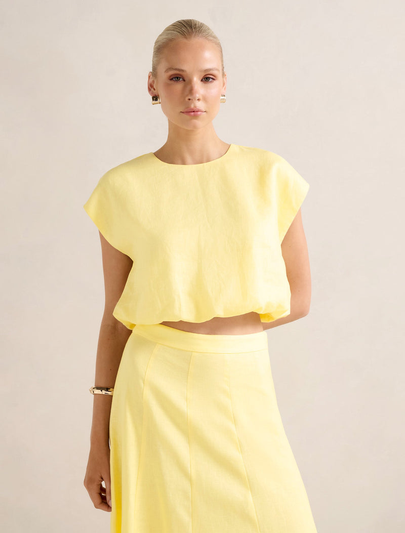 Georgina Bubble Hem Top Forever New