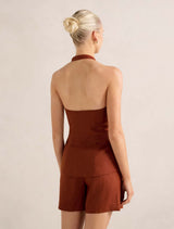 Saxon Halter Waistcoat Forever New