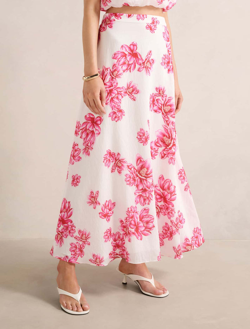Maisie Circle Midi Skirt Forever New