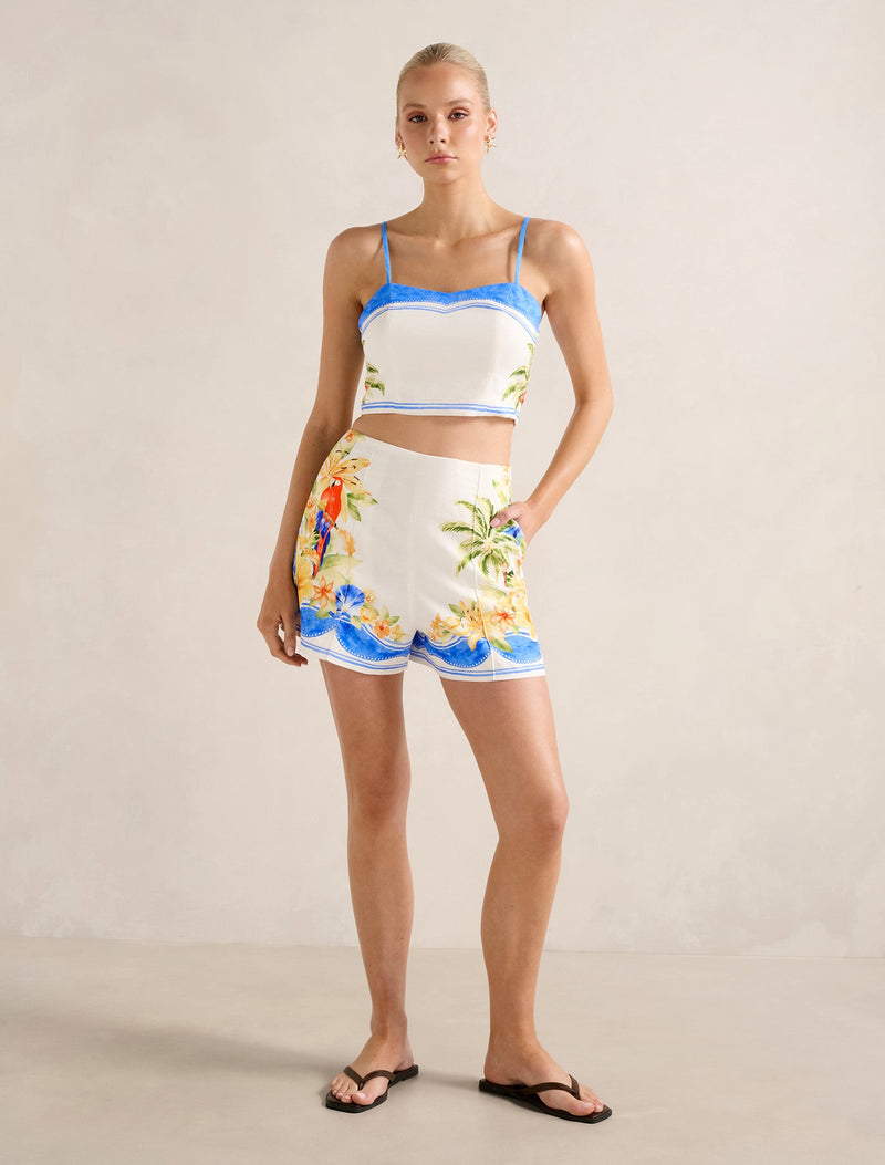 Astrid Linen Shorts Forever New