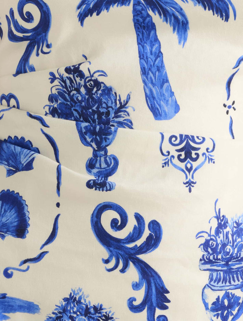 Ginny Stretch Linen Mini Dress Forever New