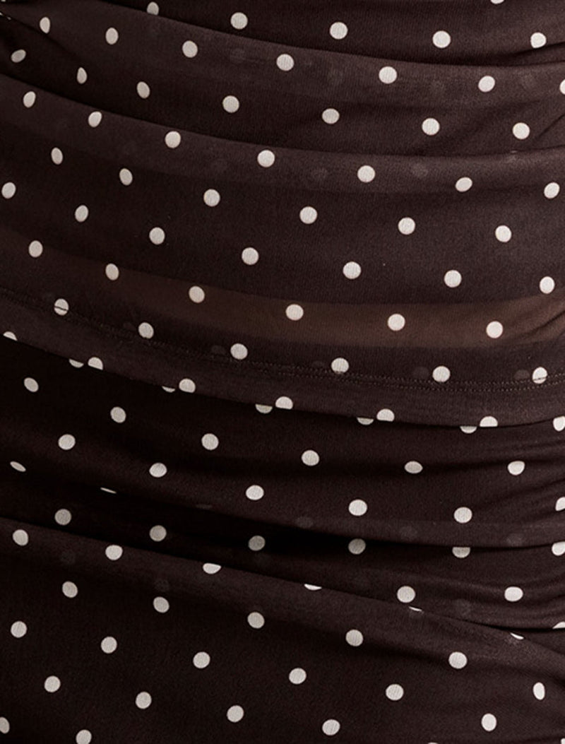 Mimi Off Shoulder Mesh Top Forever New