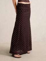 Mimi Flute Maxi Skirt