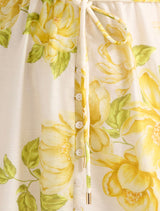 Macey Printed Midi Dress