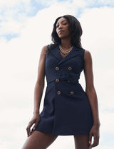 Tessa Sleeveless Blazer Dress - Forever New