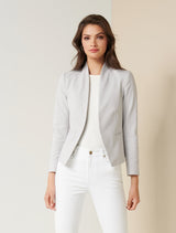 Alice Fitted Blazer - Dove Grey - Forever New