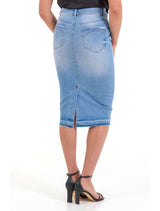 Dinah Denim Midi Pencil Skirt - Forever New