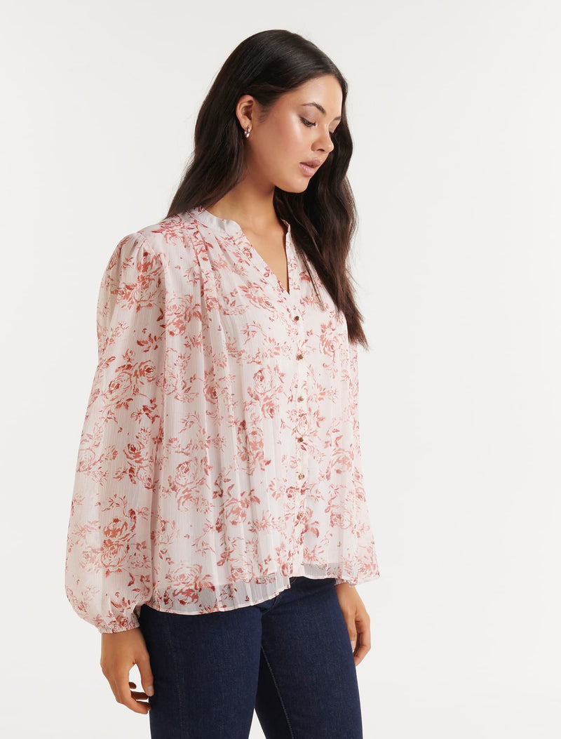 Kimberley Button Down Blouse Forever New
