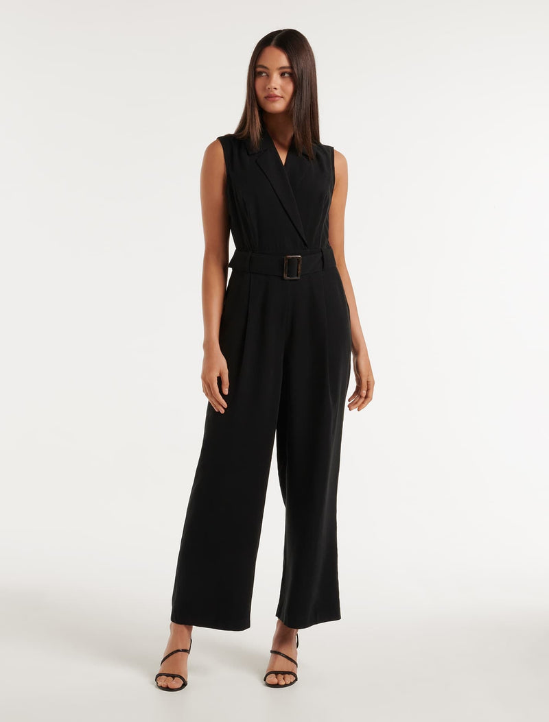 Piper Belted Jumpsuit Forever New