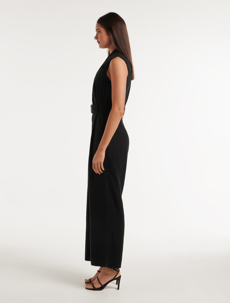 Piper Belted Jumpsuit Forever New