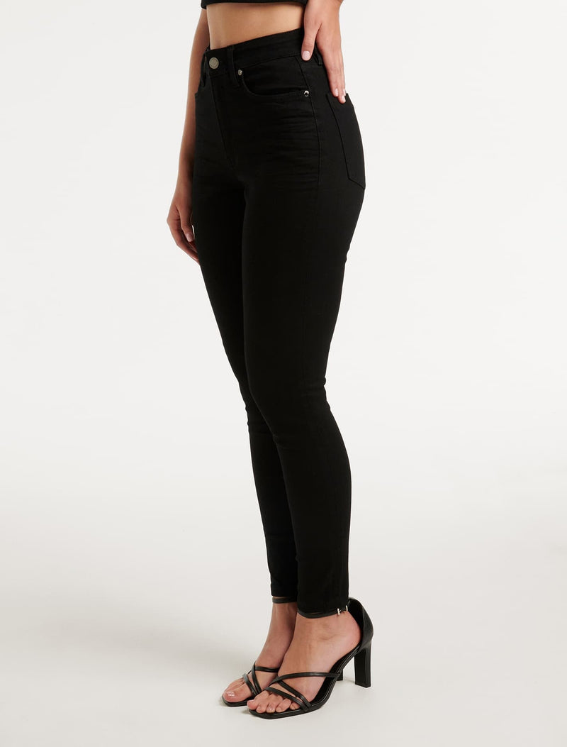 Nala Mid-Rise Skinny Jeans Forever New