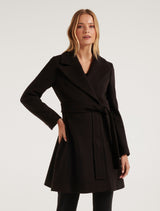 Eloise Fit And Flare Coat Forever New