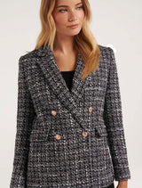 Camilla Double Breasted Boucle Jacket Forever New