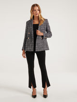 Camilla Double Breasted Boucle Jacket Forever New