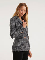 Camilla Double Breasted Boucle Jacket Forever New