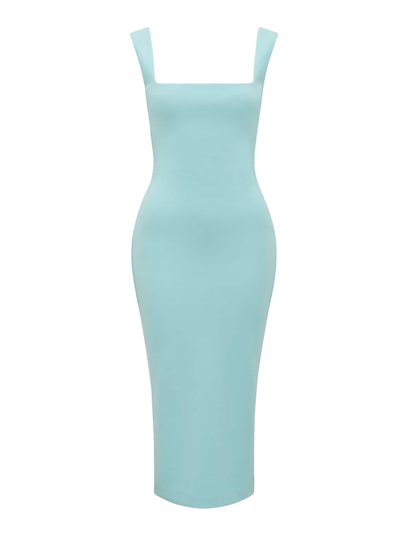 Kerry Bodycon Midi Dress Mediterranean Sea | Forever New