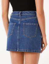 Kaylie Denim Mini Skirt Forever New