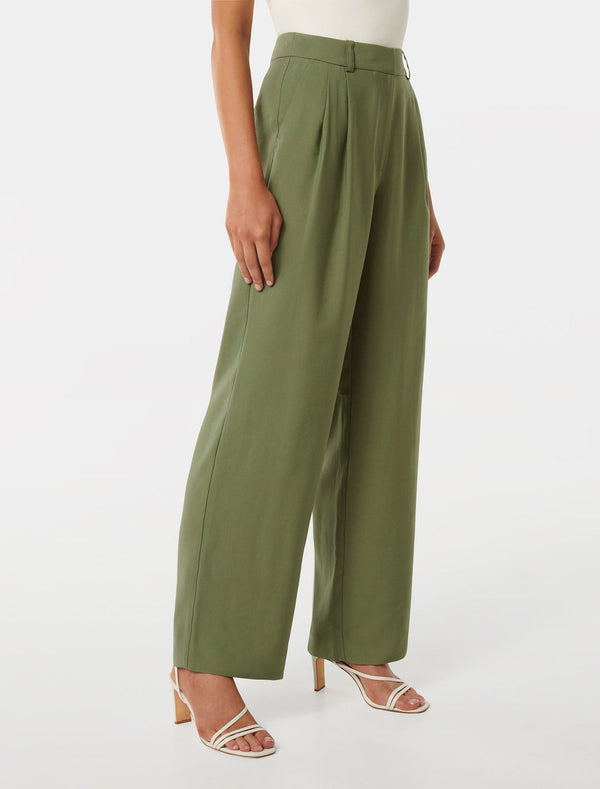 Bridget Bamboo straight Leg Pants Forever New