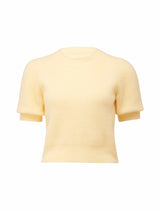 Carina Brushed Puff Sleeve Knit Tee - Forever New