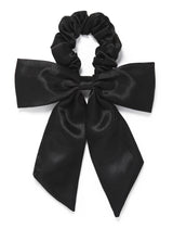 Mia Satin Scrunchie With Bow - Forever New