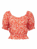 Giselle Puff Sleeve Crop Co-Ord - Forever New