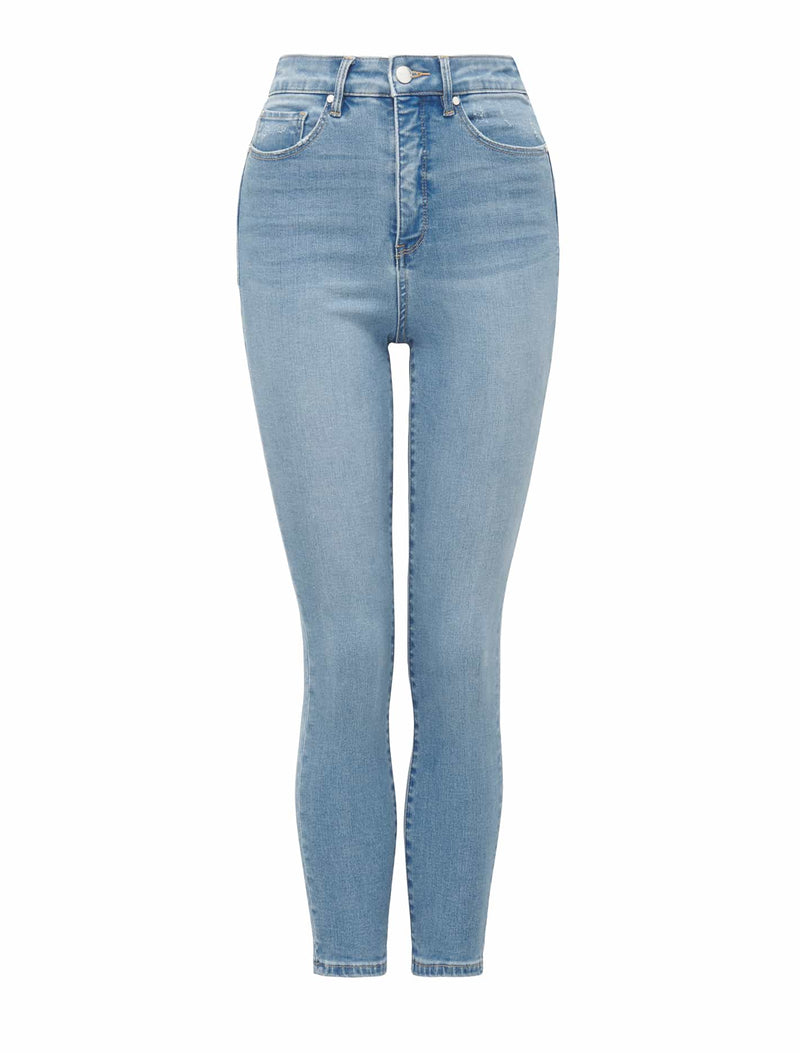 Olivia High Rise Sculpting Crop Jean - Forever New