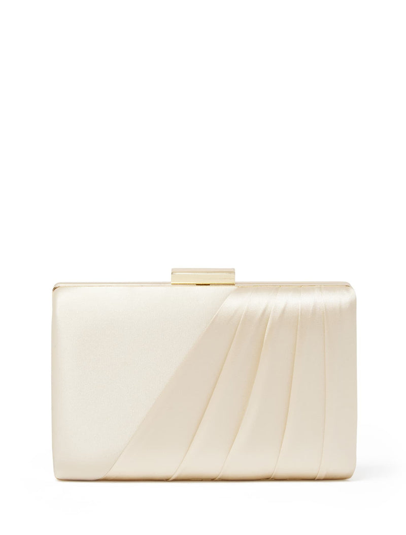 Nadia Pleated Panel Clutch - Forever New