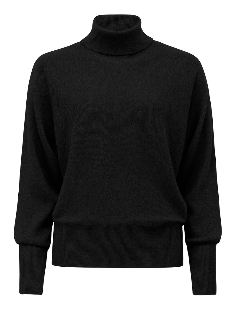Layla Roll Neck Batwing Knit Jumper - Forever New