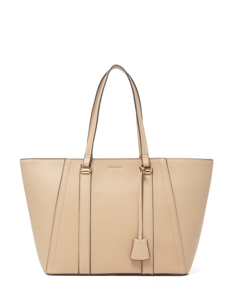 Mia Winged Tote Bag - 0 - Camel - Forever New