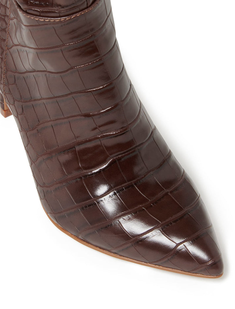 Courtney Rouched Knee Boot Forever New