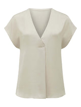 Camilla Satin Front Essential Tee - Forever New