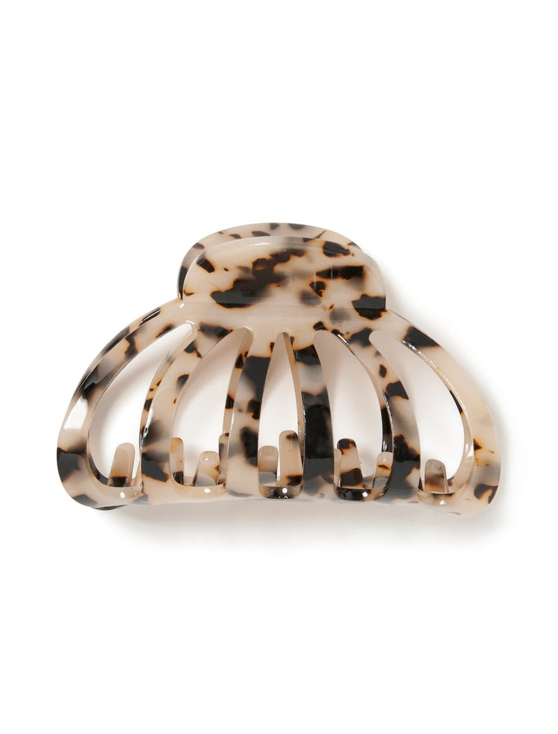 Evelyn Acrylic Croissant Claw Clip - Forever New