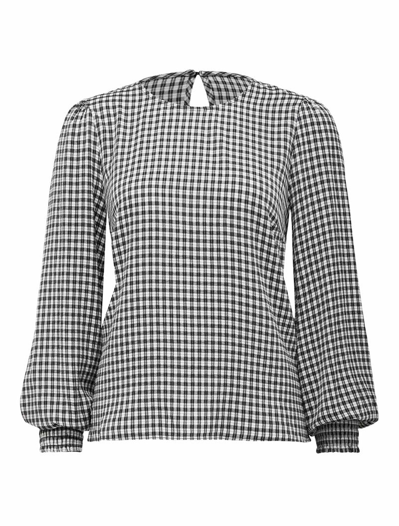 Bronte Check Long Sleeve Top Forever New