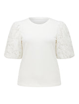 Vikki Lace Puff Sleeve Top Forever New