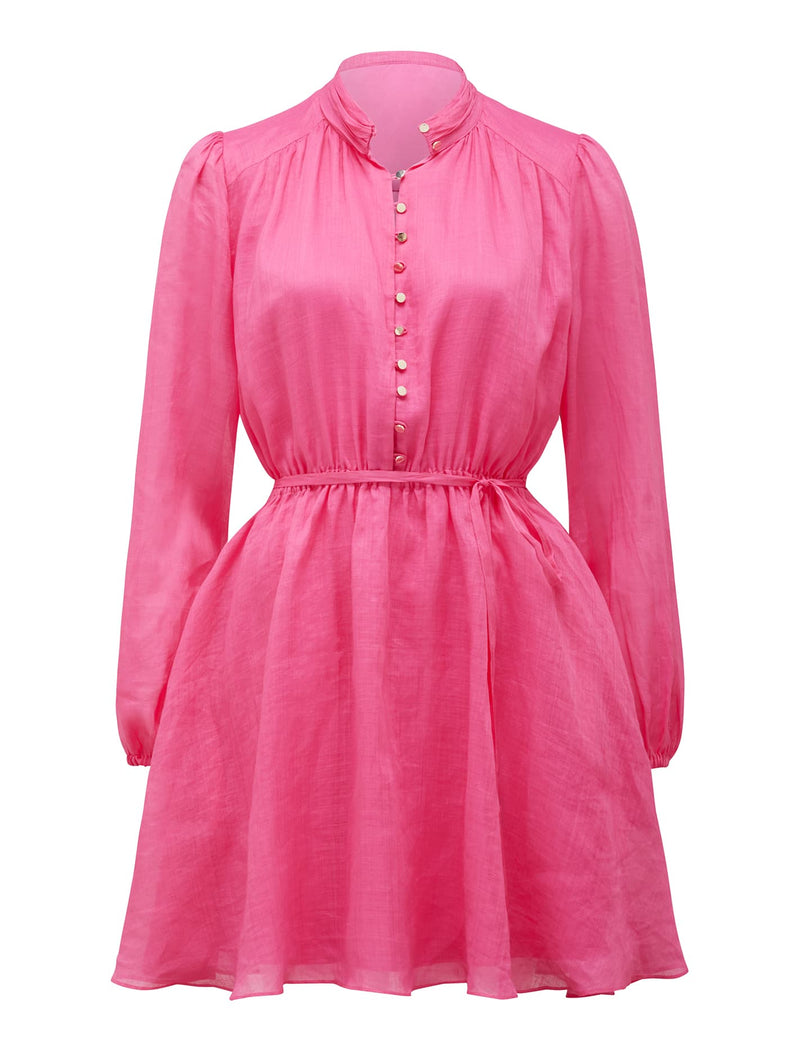 Henrietta Button Up Mini Dress Forever New