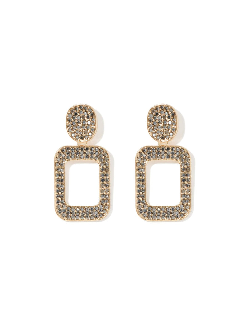 Catherine Sparkle Earrings 0 Gold Forever New