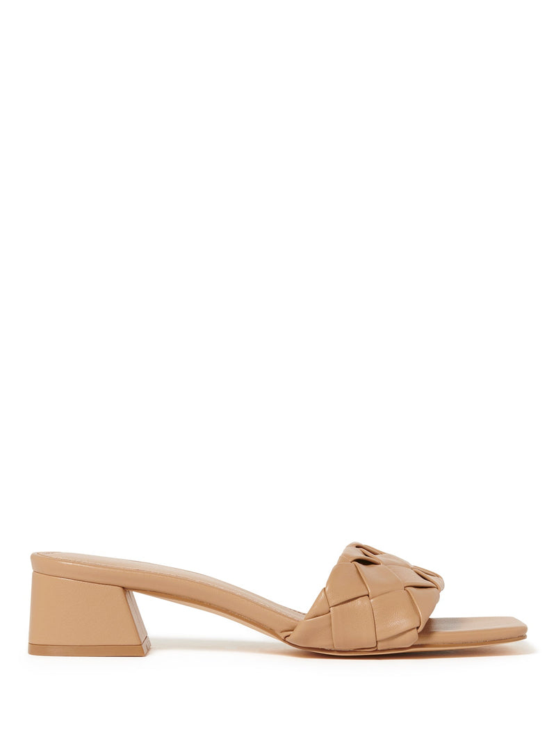 Belle Woven Low Block Heel Forever New