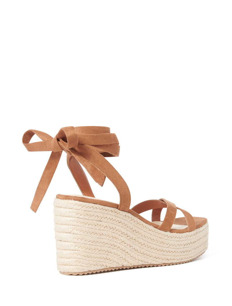 Aliliah Ankle Wrap Espadrille Wedge Heel Forever New